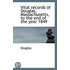 Vital Records Of Douglas, Massachusetts, To The End Of The Year 1849