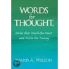 Words For Thought, Stories That Touch The Heart And Tickle The Tummy door Ward A. Wilson