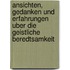Ansichten, Gedanken Und Erfahrungen Uber Die Geistliche Beredtsamkeit