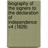 Biography of the Signers to the Declaration of Independence V4 (1828) door Robert Waln