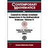 Council For African American Researchers In The Mathematical Sciences door Onbekend