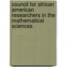 Council For African American Researchers In The Mathematical Sciences door Onbekend