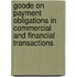 Goode On Payment Obligations In Commercial And Financial Transactions