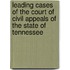 Leading Cases Of The Court Of Civil Appeals Of The State Of Tennessee