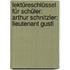 Lektüreschlüssel für Schüler: Arthur Schnitzler: Lieutenant Gustl
