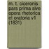 M. T. Ciceronis Pars Prima Sive Opera Rhetorica Et Oratoria V1 (1831)