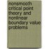 Nonsmooth Critical Point Theory and Nonlinear Boundary Value Problems