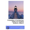 Proceedings Of The American Society For Psychical Research, Volume Ii door Americ Society for Psychical Research