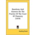 Questions and Answers on the Practice of the Court of Chancery (1839)