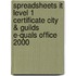 Spreadsheets It Level 1 Certificate City & Guilds E-Quals Office 2000
