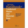Springer Handbook Of Condensed Matter And Materials Data [with Cdrom] door Onbekend