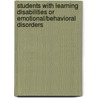 Students With Learning Disabilities Or Emotional/Behavioral Disorders by Thomas M. Shea