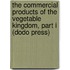 The Commercial Products Of The Vegetable Kingdom, Part I (Dodo Press)