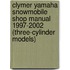 Clymer Yamaha Snowmobile Shop Manual 1997-2002 (Three-Cylinder Models)