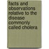 Facts And Observations Relative To The Disease Commonly Called Cholera