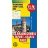 Falk Regionalkarte 08. Braunschweig, Erfurt, Kassel, Harz. 1 : 150 000 by Unknown