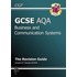Gcse Business And Communication Systems Aqa Revision Guide With Cd-Rom