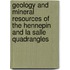 Geology And Mineral Resources Of The Hennepin And La Salle Quadrangles