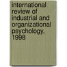 International Review of Industrial and Organizational Psychology, 1998 by Robertson Cooper