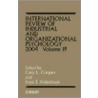 International Review of Industrial and Organizational Psychology, 2004 by Hoel Cooper