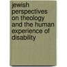 Jewish Perspectives On Theology And The Human Experience Of Disability door William Gaventa