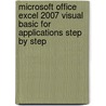 Microsoft Office Excel 2007 Visual Basic For Applications Step By Step door Reed Jacobson