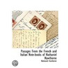 Passages From The French And Italian Note-Books Of Nathaniel Hawthorne door Sophia Peabody Hawthorne