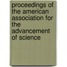 Proceedings Of The American Association For The Advancement Of Science door American Associ