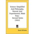 Science Simplified and Philosophy, Natural and Experimental, Made Easy