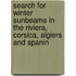 Search For Winter Sunbeams In The Riviera, Corsica, Algiers And Spanin