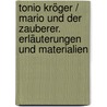Tonio Kröger / Mario und der Zauberer. Erläuterungen und Materialien by Thomas Mann