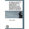An Essay On The State Of Literature And Learning Under The Anglo-Saxons door Thomas] [Wright