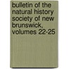 Bulletin Of The Natural History Society Of New Brunswick, Volumes 22-25 door Onbekend