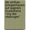 Der Einfluss Schopenhauers auf Wagners Musikdrama "Ring des Nibelungen" door Oliver Steinert-Lieschied