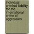 Individual Criminal Liability for the International Crime of Aggression