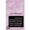 Lectures Introductory To A History Of The Latin Language And Literature door John Wordsworth