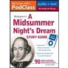 Mcgraw-hill's Podclass A Midsummer Night's Dream Study Guide (mp3 Disk) by Mallison Jane