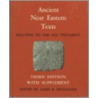 Ancient Near Eastern Texts Relating to the Old Testament with Supplement by Jb Pritchard