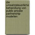 Die umsatzsteuerliche Behandlung von Public Private Partnership Modellen