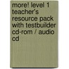 More! Level 1 Teacher's Resource Pack With Testbuilder Cd-Rom / Audio Cd door Jeff Stranks