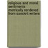 Religious And Moral Sentiments Metrically Rendered From Sanskrit Writers