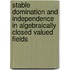 Stable Domination And Independence In Algebraically Closed Valued Fields