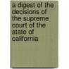 A Digest Of The Decisions Of The Supreme Court Of The State Of California by Henry Jacob Labatt