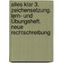 Alles klar 3. Zeichensetzung. Lern- und Übungsheft. Neue Rechtschreibung