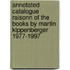 Annotated Catalogue Raisonn of the Books by Martin Kippenberger 1977-1997