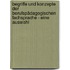 Begriffe und Konzepte der berufspädagogischen Fachsprache - Eine Auswahl