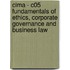 Cima - C05 Fundamentals Of  Ethics, Corporate Governance And Business Law