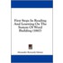 First Steps In Reading And Learning On The System Of Word Building (1867)