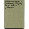 Gotteslob Ausgabe B. (Rottenburg-Stuttgart). Leinen. Weinrot. Goldschnitt by Unknown