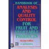 Handbook Of Analysis And Quality Control For Fruit And Vegetable Products by S. Ranganna
